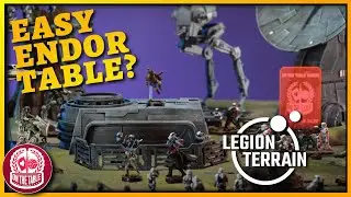 Endor in a Box: Occupied Forest pre-painted Terrain Set from Legion Terrain!
