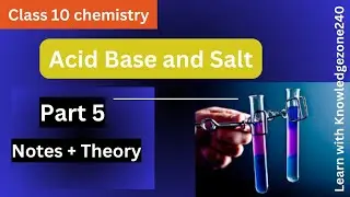 Acid base and salt| chemistry|science| class 10