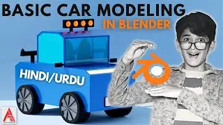 Basic Car Modeling in Blender With Basic Tools Part 1 | Blender Tutorials in Hindi Urdu