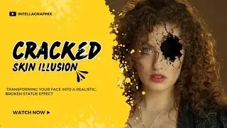 Cracked Skin Illusion || Photoshop Tutorial