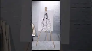 Easy way to add sketch drawing on artboard #viral #shorts #youtubeshorts #viral