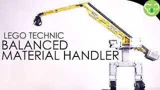 Balanced Material Handler  (Inspired from Sennebogen 8130EQ) - MOC Lego Technic with double SBrick