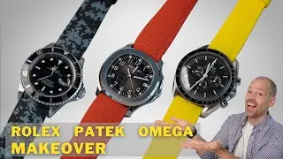 Rubber Strap Makeover For My Rolex, Patek, Omega
