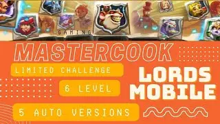 Lords mobile limited challenge Mastercook  Crazy Chef 6 stage.
