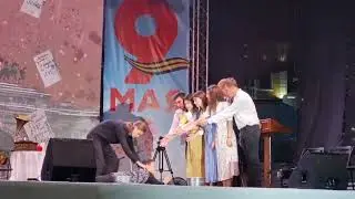 День Победы на главной площади города Ессентуки