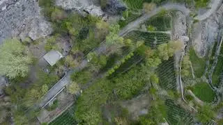 Aerial view of Chamugarh fields #gilgitbaltistan #tourisminpakistan #hunza