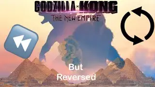 Godzilla and Kong in Egypt Full scene But It Reversed | Godzilla x Kong The New Empire