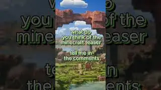 minecraft teaser!  #minecraft #minecraftshorts #minecraftmovie #minecraftmemes #viralvideo #shorts