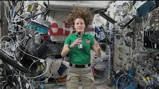 Alumna and NASA astronaut Loral O'Hara speaks with Purdue University students