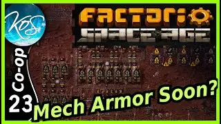 Factorio Space Age DLC MP 23 - Preparing for Mech Armor & Vulcanus (Factorio DLC, MP)