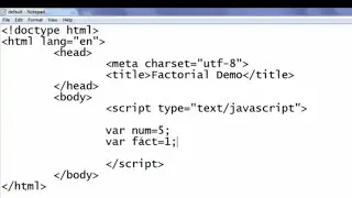 How to Find Factorial of a Number in JavaScript using For loop ! JavaScript Tutorial