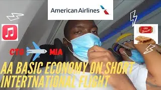 American Airlines Basic Economy Review 2021 | Short International Flight | B737-800
