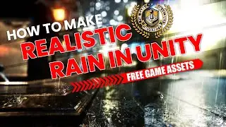 How to make rain in unity - Unity Tutorial - with 🕹️  Free Game Assets 🕹️