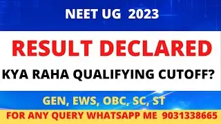 Neet UG 2023 Result Declared.....
