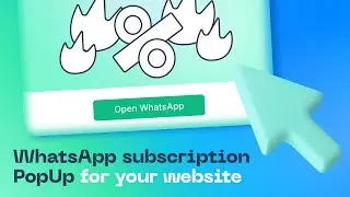 WhatsApp subscription PopUp for your website