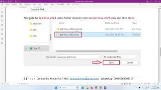 4 Installing Kali Pre Built VM