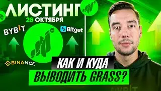 GRASS NETWORK - AIRDROP 28 ОКТЯБРЯ | КАК ПРОДАТЬ МОНЕТЫ GRASS?