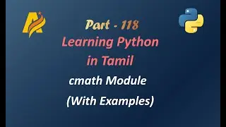 Python Programming in Tamil | cmath Module with Examples