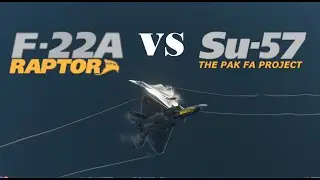 F-22 Raptor Vs Su-57 Felon [DCS]