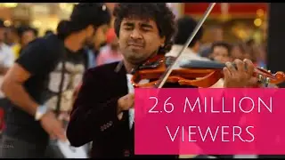 Surprise Violin Show In a Mall (Part 2) -Abhijith P S Nair &Band -Musthaffa and Pirates-A.R.Rahman