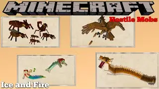 ICE AND FIRE MOD - HOSTILE MOBS - MINECRAFT 1.16.5 (MOD SHOWCASE)