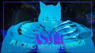 ASMR VR Plucking Your Negative Energy 🌊 + Rain Sounds 🌧 | No Talking 🌀 | VRChat