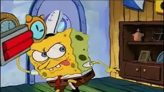 Spongebob is mad