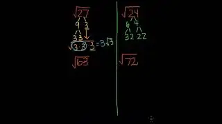 Simplifying Square Roots