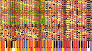 [Black MIDI] Synthesia – Doll Judgement 1 million notes ~ PondOfFly
