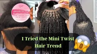 Perfect Mini Twist Tutorial with QVR Hair | Detailed video 🔥