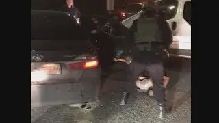 Задержание автоугонщиков в Москве