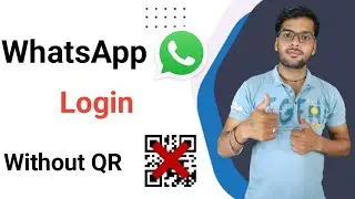 How to login whatsapp without scanning QR code in pc//whatsapp web login without QR code