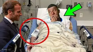 The moment Kylian Mbappé entered the hospital in serious condition😢