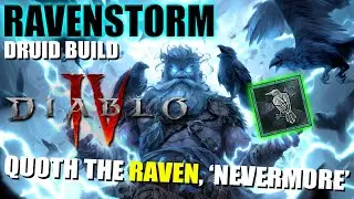 Diablo 4 - RAVENSTORM Druid Build (VERY STRONG S TIER) Season 10 Companions Guide