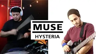 MUSE - Hysteria ✔(COVER by Giorgio Conedera ft @Evzdrums)