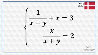 Another System  of Equations from Denmark