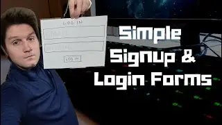 Website from Scratch Ep. 4 Signup & Login Form HTML CSS
