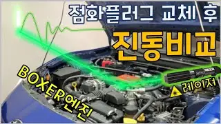 After replacing the spark plug, let's check the vibration with your eyes!