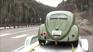 Old VW Bug 10,000 feet up - Rio Grande National Forest - Colorado road trip