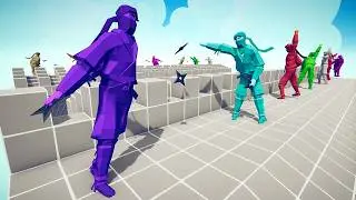 Battle Royale On Low Ground And High Ground | Totally Accurate Battle Simulator TABS