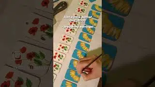 Day 12/100 - Preparing Earrings - Red Poppies and Sunflowers