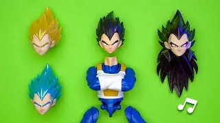 ♪Build: All of the Bandai FRS Vegeta,collected!!｜Satisfying beat building｜Speed build｜Model Kit