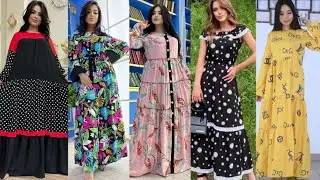 Бахор-ёз мавсуми учун узун куйлаклар фасонлари