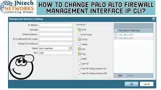 How To Change Palo alto Firewall Management Interface IP CLI