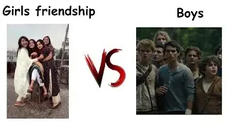 Girls friendship Vs boys😂😱 #meme#girlVSboy