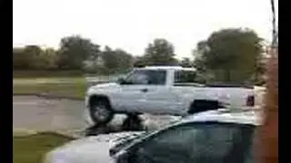 Crappy Dodge Ram Powerslide in the Rain