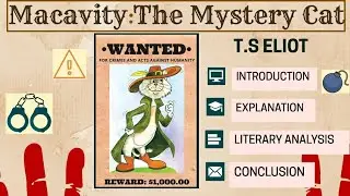 Class 8- Macavity: The Mystery Cat|Poem Explanation| Summary| CBSE NCERT| T.S. Eliot