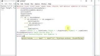 python Count lower case, upper case, digits, and special symbols in string