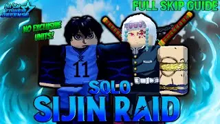 [ SOLO RAID ] All Star Tower Defense Sijin Raid Solo FULL SKIP Guide | Roblox