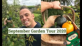 September Garden Tour 2020:  Moving Plants, Harvesting Squash & Garden Planning